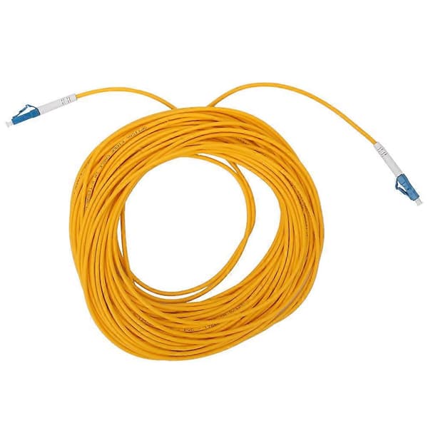 20m LC/UPC til LC/UPC Single Mode 3mm Fiber Optisk Patch Kabel