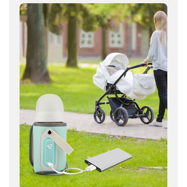 ##/Blå babyflaskevarmer##/