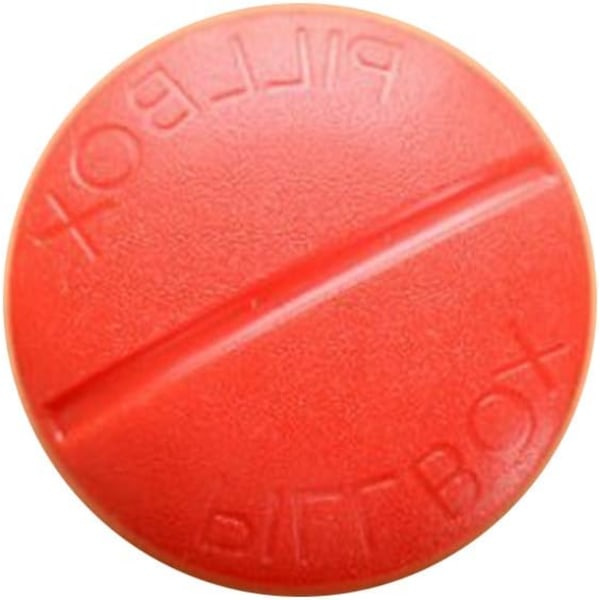 Pyöreä pillerirasia Mini Compact Pill Säilytyslaatikko 4 osasto V