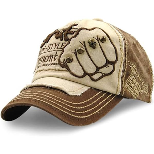 Vintage Solhatt i Baseballmodell för Kvinnor och Män, Perfekt för Semester och Resor