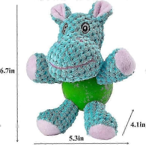 Hundeleke med pip og gummiball, for små hunder eller valper