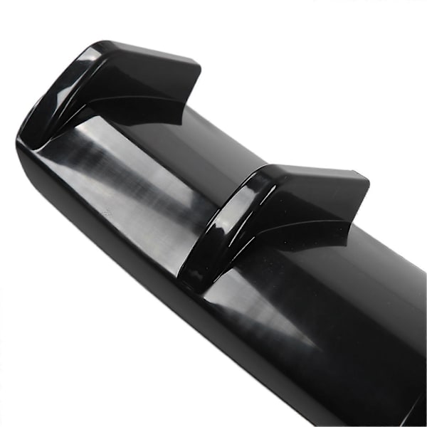 Bakre Støtfanger Diffuser Fin Spoiler Chassis Splitter Blank Svart Aerodynamisk Tilbehør Universell for Bil
