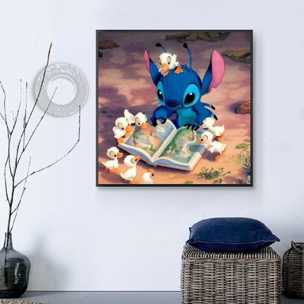##/5D diamantmålning-DIY-30x30cm-Stitch och Ankorna##/