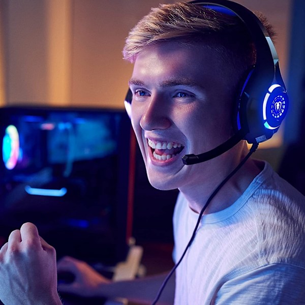 ##/Hovetelefoner med mikrofon til PS4 PS5 PC Xbox Series Deep Gaming Headset##/