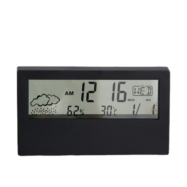 Svart Digital Väckarklocka, Reseväckarklocka, Datum, Kalender