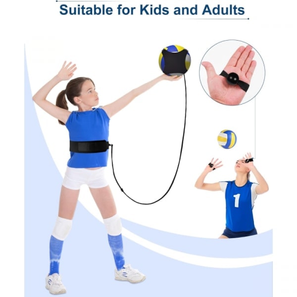 ##/Volleybollträningsutrustning, övningsserveringsspik svart##/