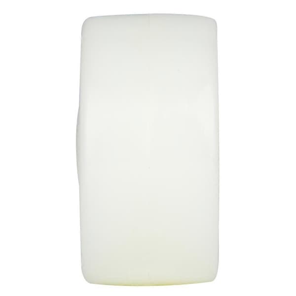 10 stk. 2 tommer Nylonhjul Nylon Rund Remskive Hjul 20KG Maksimal belastning