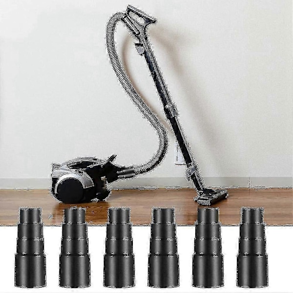 6 stycken dammsugaradapter, Universal dammsugaradapter, Dammsugarmunstycke omvandlingsadapter, V