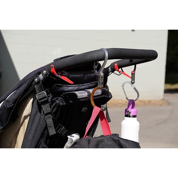 Roterande Hängande Spänne D-Typ Karabinkrok (Röd 5.84*4.82cm),