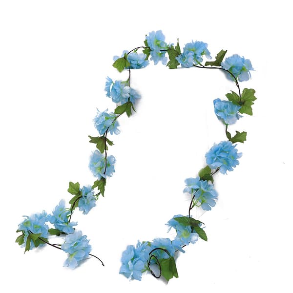 1 Stycke 180cm Konstgjord Körsbärsvinranka Blommor Konstväxt Murgröna Han