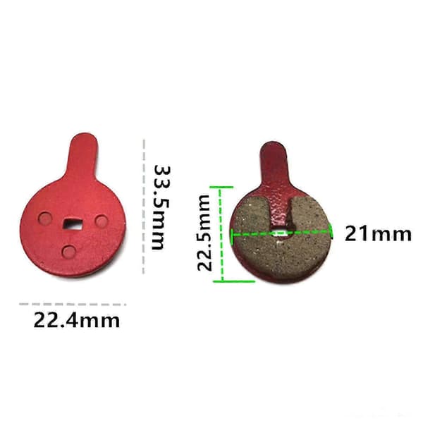 Resin Skivebremseklosser For Elektrisk Sparkesykkel Kugoo G2 Pro - 2 Par