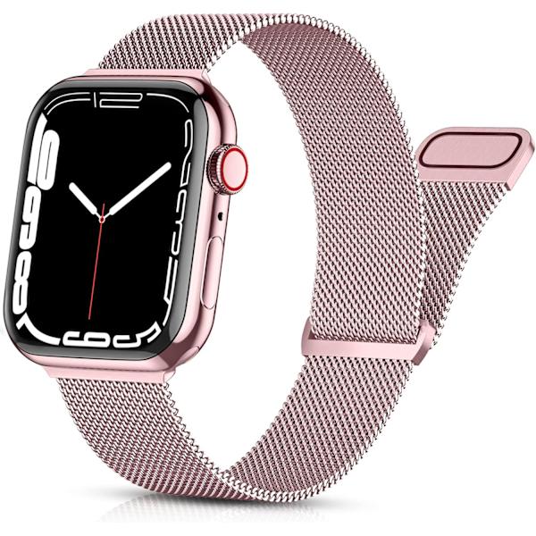 Guld/Pink Metal Rem til Apple Watch 40mm 38mm