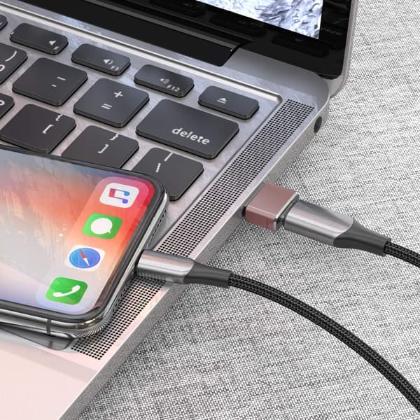 USB-C Hon till USB-A Han Adapter 3-pack, Typ C Laddningskabel C