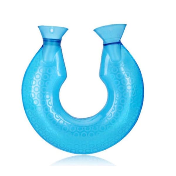 Medicinsk U-formad Halsvärmare Varmvattenflaska Väska Pvc Transparent W