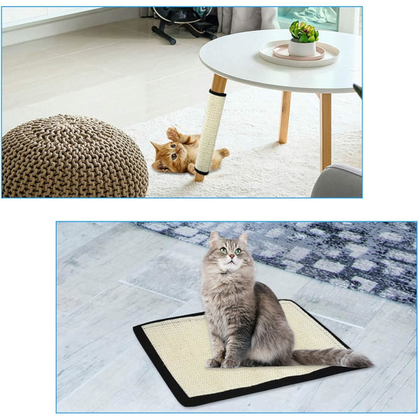 2 stk. Katt Klømatte, Sofa Møbler Gulv Vegg Beskytter, Han
