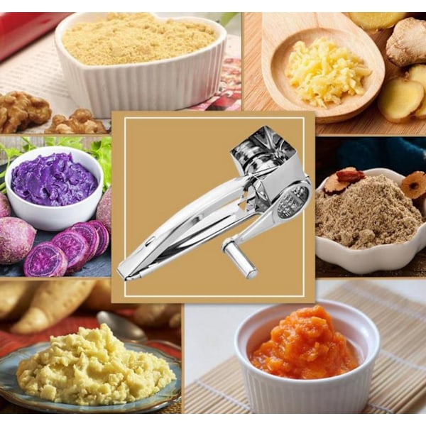 ##/Kartoffelrive roterende oste rive lavet af rustfrit stål##/