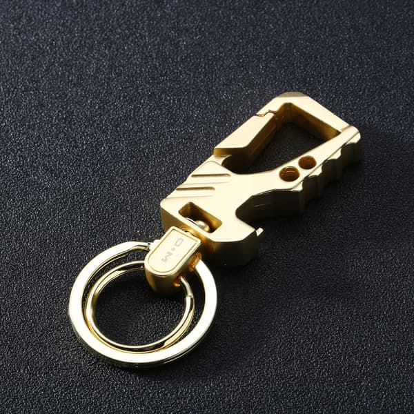 Nøglering til bil med flaskeåbner - 1 metalring - (Riflepibe/