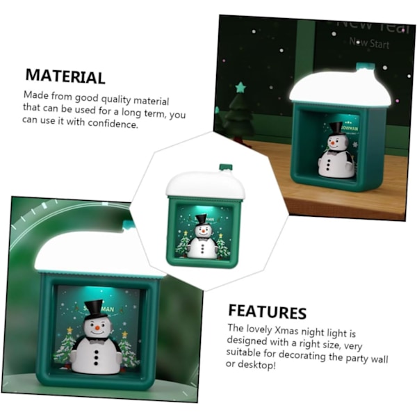##/1 Sett med julelys LED nattlys juleskiltlys##/