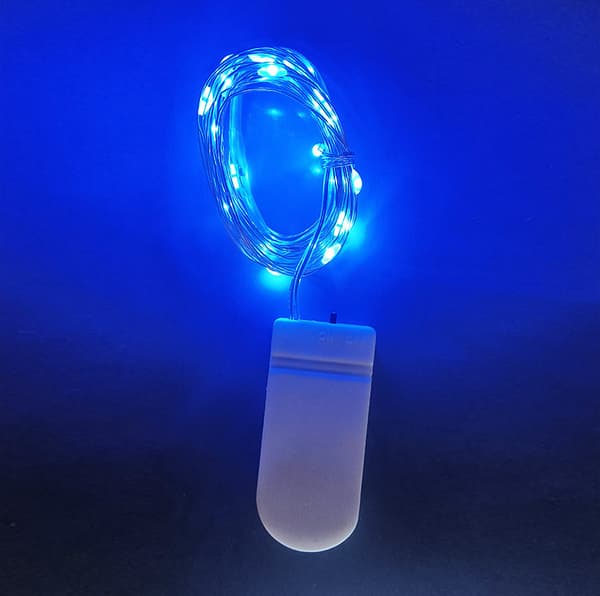 Blå 2 Inomhus Ljusgirlang 3M - 30 LED Ljusgirlang Sovrum -