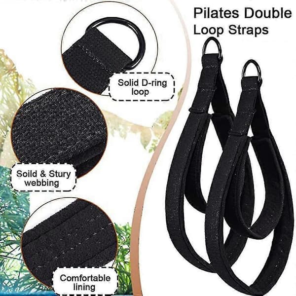 Dubbla Loop Pilates-band för Reformer och annan träningsutrustning