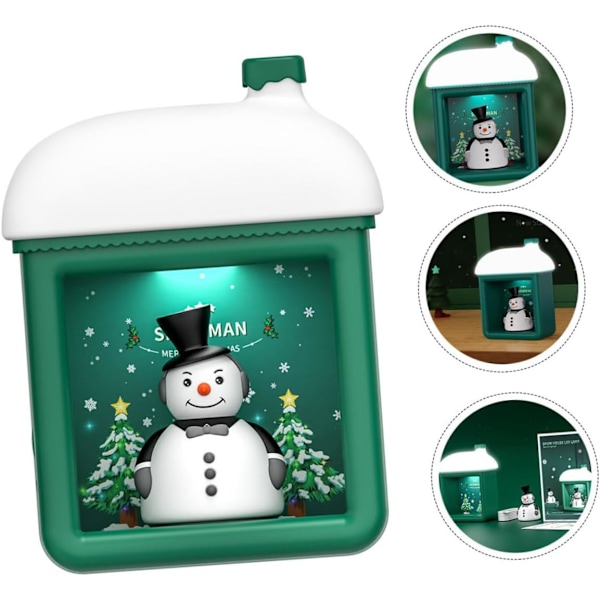 ##/1 Sett med julelys LED nattlys juleskiltlys##/