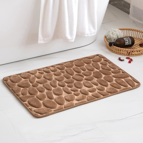 40x60CM kaffeinngangsmatte Badematte i Memory Foam Hydrophilic P