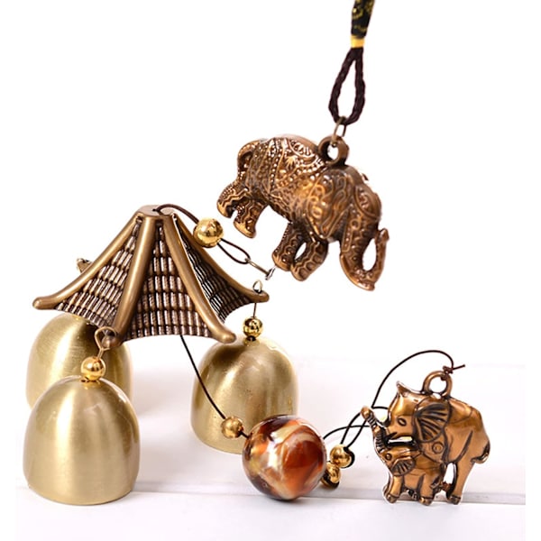 2 kpl Feng Shui -riipuskelloja Puutarhakello Fengshui -riipus