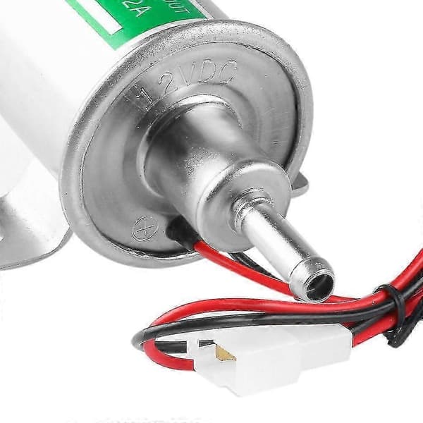 Universell 12V HEP-02A Bränsleöverföringspump Inline Elektrisk Lågtrycksbränslepump Gasbränslepump