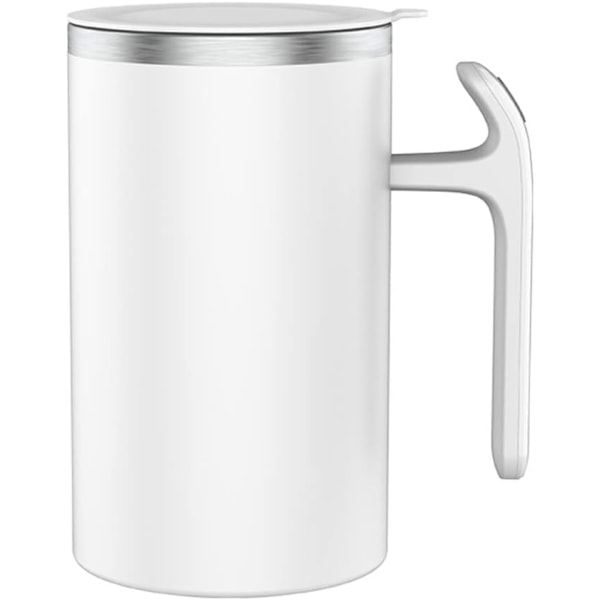 Vit S+ Självrörande Mugg i Rostfritt Stål Passar för Kaffe/M