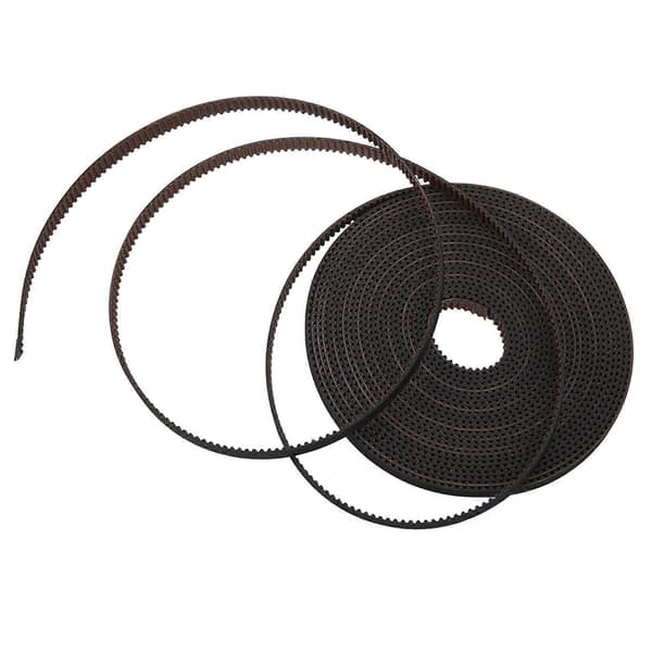GT26mm Gummi Tandrem Høj Styrke Fleksibel Skridsikker Synkronrem Sort (5m 16.4ft)