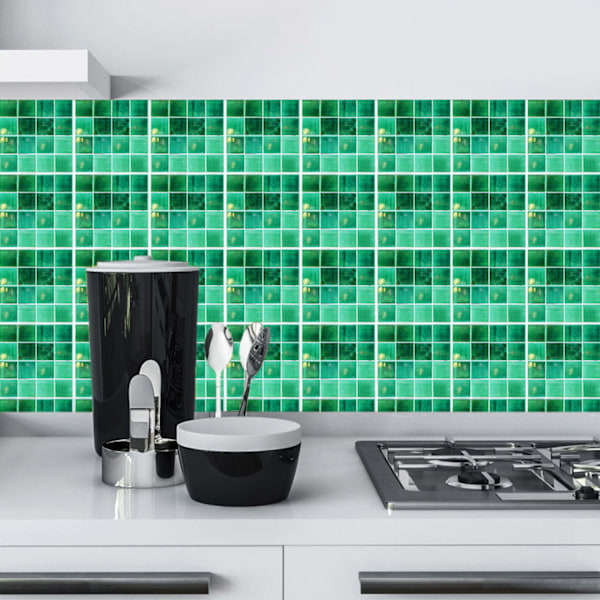 Kakeldekaler mosaik kakeldekaler i ett set om 10