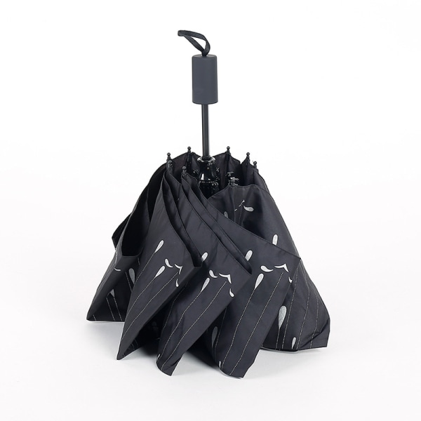 Foldbar paraply, automatisk åbning og lukning, stormresistent
