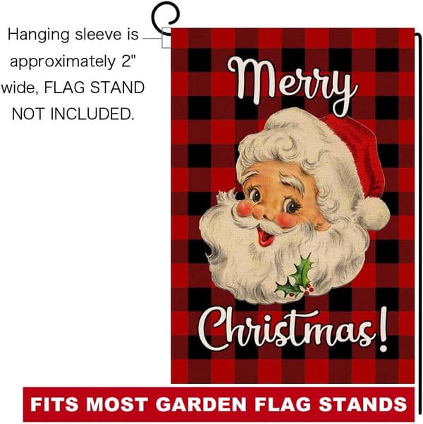 ##/Jultomte Trädgårdsflagga, 30*45cm##/