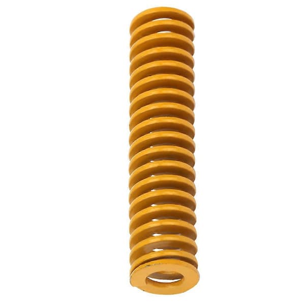 2 stk. OD 12 mm ID 6 mm Ekstra Let Belastning Formstøbningsfjeder Gul (TF12*40 mm)