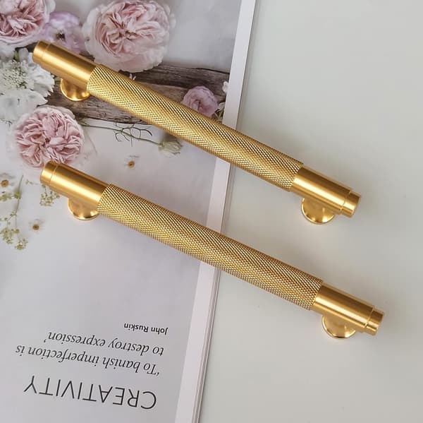 2 kpl Kultaiset Moderni Kaapin Vetimet 128mm Reikäväli Keittiö D
