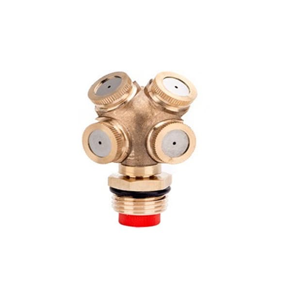 ##/4-pack Mässingsspraymunstycke Dimmunstycke Trädgårdssprinkler Vattenledning Koppling för Trädgårdsskötsel och Jordbruk##/