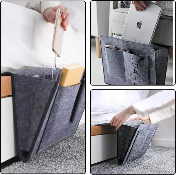 Sengbord Organizer Sofa Armlæn Organizer Fjernbetjening Canape Em