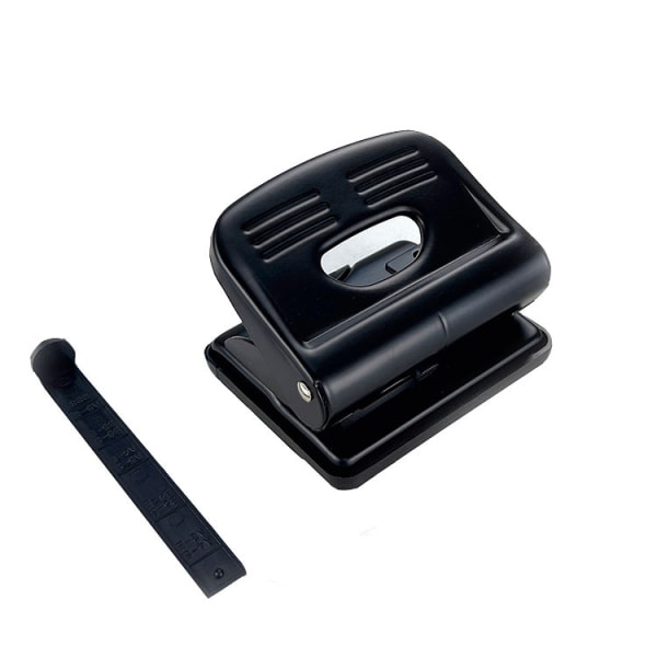 Hole Metal Punch with 20 Sheets Capacity, Black