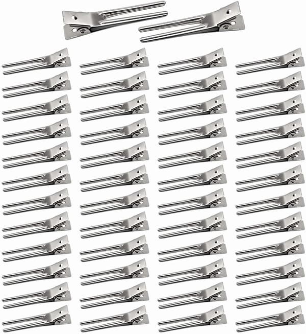 ##/50 st Hårfrisör Dubbla Tångar Lockiga Klipp, 1,8 tum Lockig Inställning##/
