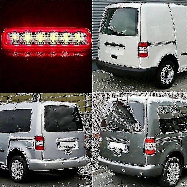 Til 2004-2015 Caddy Led Tredje 3. Center Højmonteret Bagbremselygte