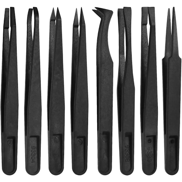 Sats med 8 Antistatiska Multifunktionella Plastprecisionstänger, Fl