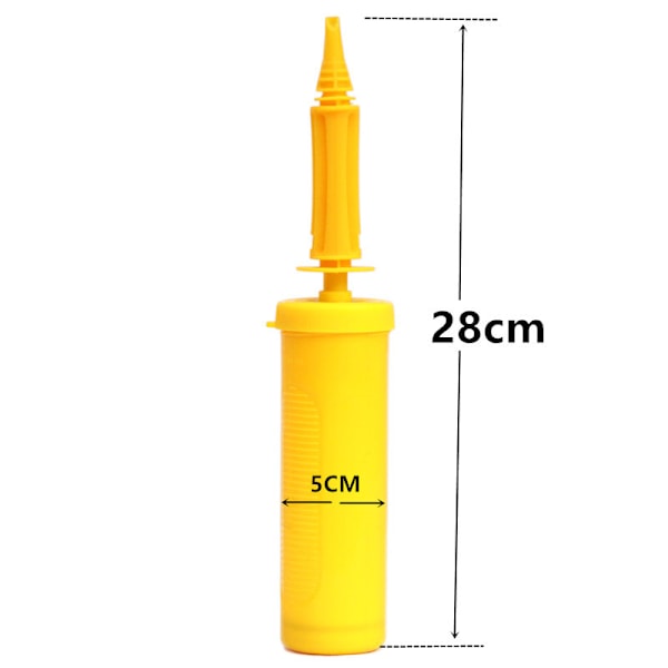##/Ballongpumpe Blå 1 stk Manuell Ballongpumpe Oppblåsbar Ballongpumpe for Bryllupsballonger Bursdagsfest Dekorasjon Bryllupsfest Blå 28cm##/