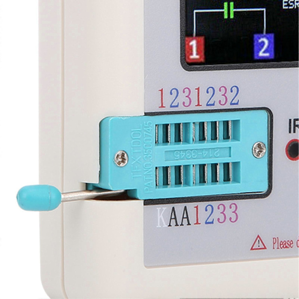 Multifunktionel Transistor Tester 1.8in TFT Display Skærm LCR?TC1 til Kondensator Dioder