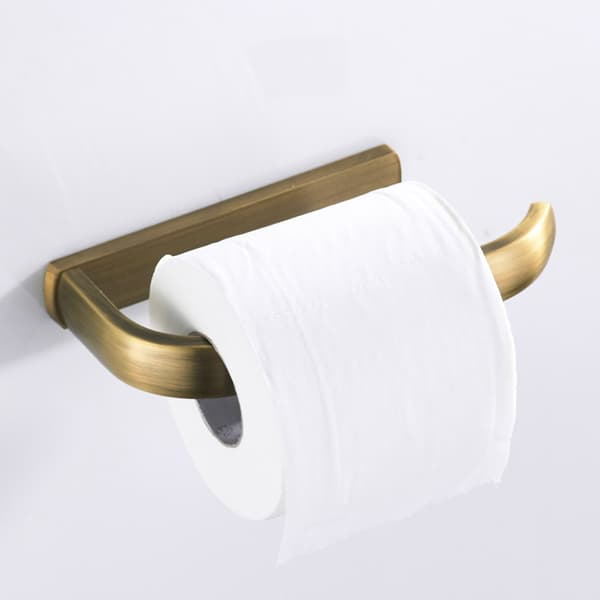Toalettpapirholder, antikk messing A