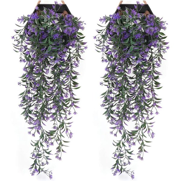 ##/2 stk. Indendørs Kunstig Plante Dekoration Kunstig Rattan Væghængt##/