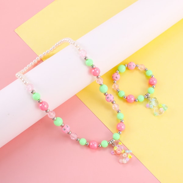 /#/Barn smycken flickor halsband set 2/#/