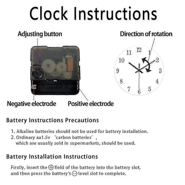 Rustik Väggklocka i Trä 30 cm - Tyst Batteridriven Analog Klocka för Vardagsrum, Sovrum, Kök
