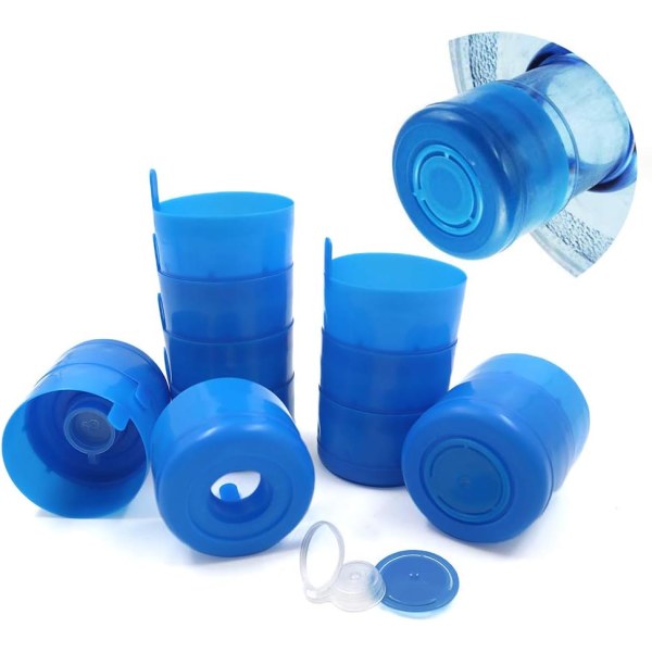 10 stykker 3/5 gallon gjenbrukbare vannflaske erstatningskapsler Spill
