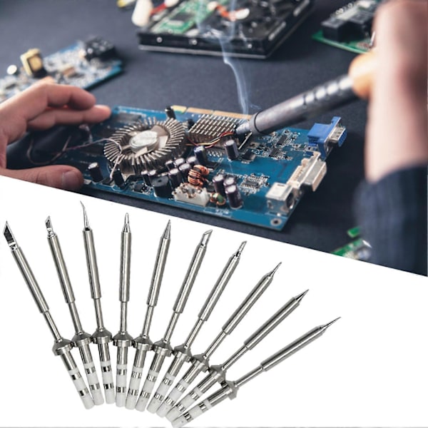 TS K/KU/BC2/C4/D24/B2/I/ILS/C1/JL02 Loddeboltspiss Intern Oppvarming Rask Oppvarming Kobber Blyfri Erstatningsloddespiss for Elektronisk Produksjon 10