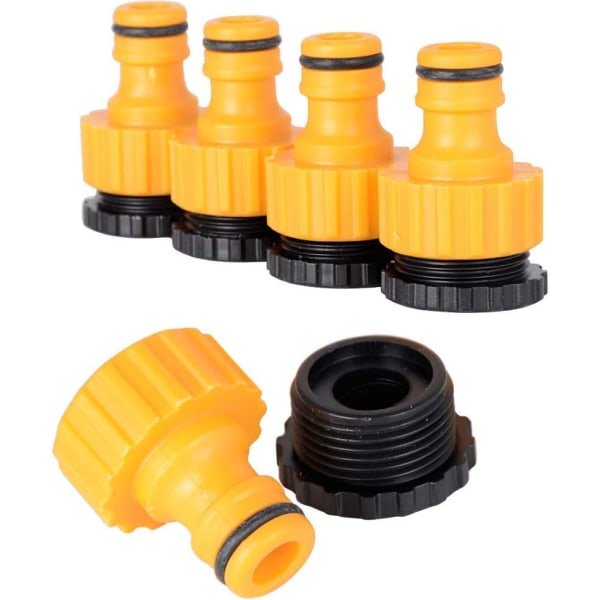 10 kpl Hanan liitäntäventtiiliä hanoille 1/2\" 3/4\" BSP-kierteellä 2-in-1